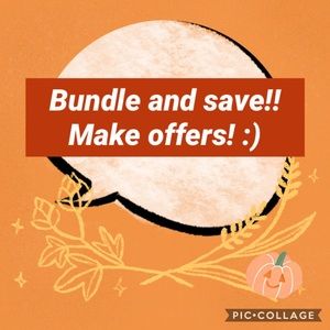 Make bundles and offers!!